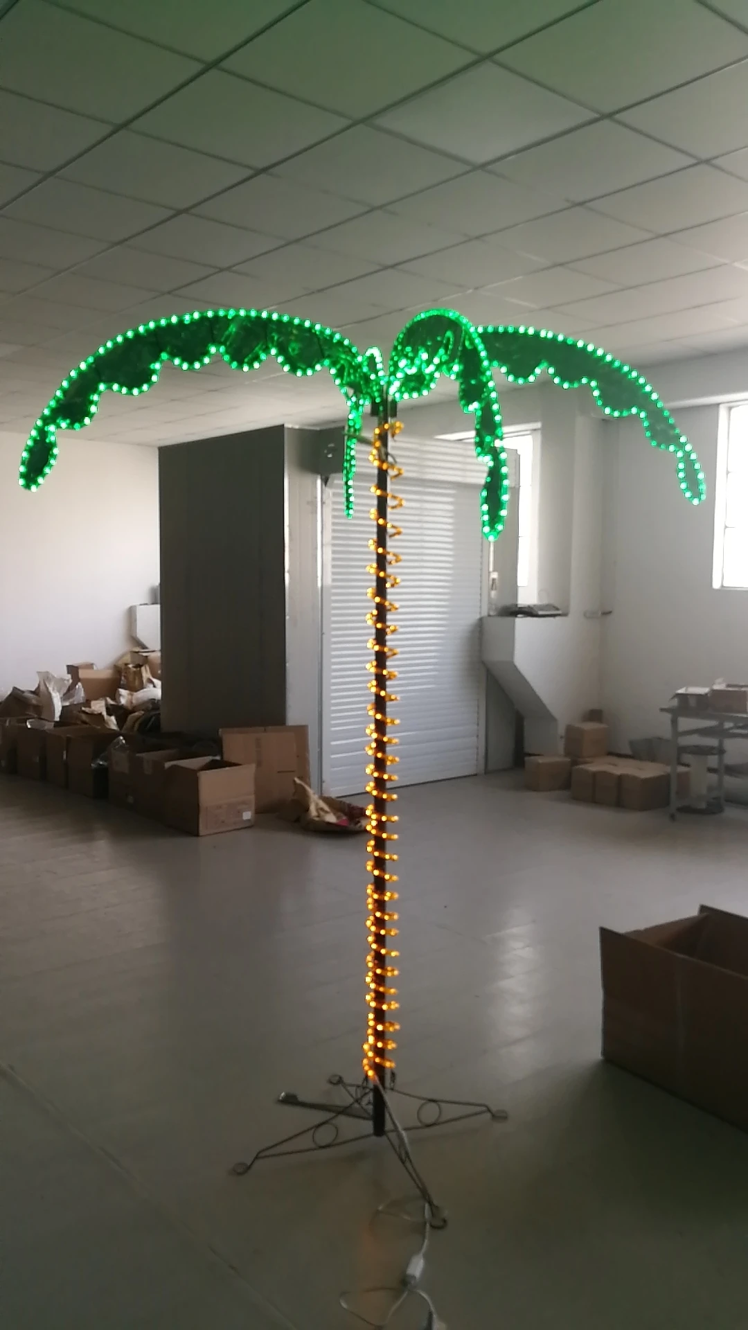 Waterproof 7FT Height Led Rope Light Coconut Palm Tree Light Outdoor Holiday Decoration