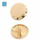 SK Custom Made Gold Color Plated Zinc Alloy Metal Sewing Shank Button For Shirt