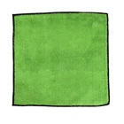 Towels Lint Free Microfiber Absorbent Cleaning Towels Green With Black Trim
