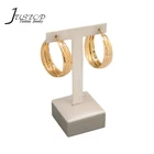 Guangzhou manufacturer hoop earrings accessory 18K gold aretes