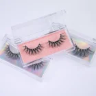 25mm Mink Eyelashes Vendors Manufacturer Price Blink Lash Korea Your Own Brand Make Up False Mink Eyelashes