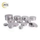 Metal Packaging 100ml150ml 200ml250ml350gSilver Aluminum Tin Can Jar