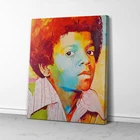 Famous pop singer Michael Jackson art canvas print custom wall painting