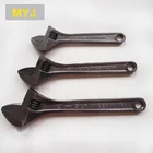 nickel finish hand tools 150mm adjustable wrench spanner