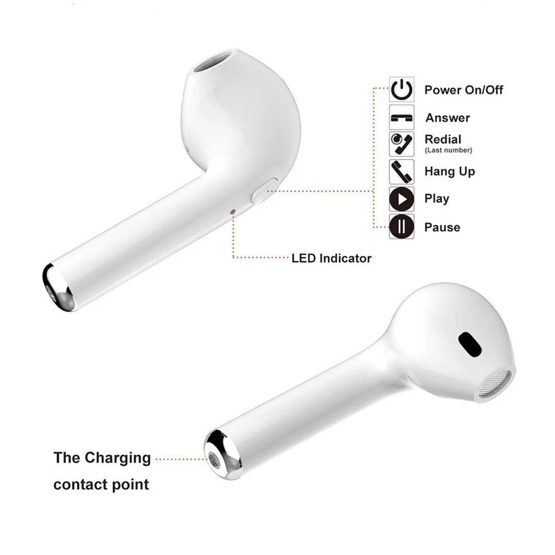 Leegotech i7 mini TWS Earbuds Wireless Stereo Sound Sport Earphones - ANKUX.COM