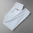 latest trousers design for men Thin summer slacks Motion pants Ice silk brand name trousers men chino trousers