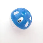 colorful plastic chase cat interactive toy ball with jingle bell inside