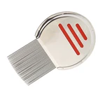 Wholesale custom Non-Toxic approved metal pet dogs and cats brush for lice