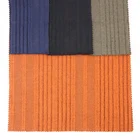 100% Polyester Thick Fabric Fashionable 95% Polyester Yarn Dyed Brushed Thick Ottoman Rib Knit Fabric