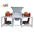 High quality two shaft trash shredder biomass shredder medical waste shredder