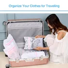 卸売再利用可能なジッパーヘビーデューティホテル旅行服ブラランジェリーソックスネットメッシュランドリーウォッシュバッグ