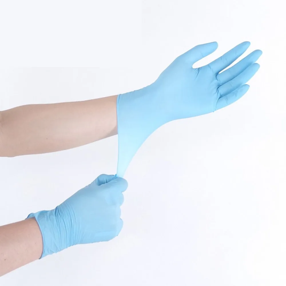 nitrile or vinyl gloves