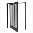 Main Entry Modern Design Aluminum Pivot glass doors