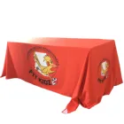 Plain Style Washable Table Cover Table Throw Spandex Table Cloth For Trade Show Advertisement