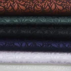 good selling TR jacquard plain dyed material clothes made from woven fabrics polyester