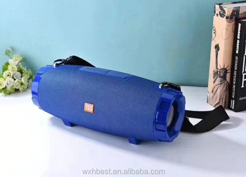 New Arrival Fabric TG526 Wireless Speaker Portable BT speaker Support TF Card USB FM AUX hands-free tg-526 big sound box 2400mah - ANKUX.COM