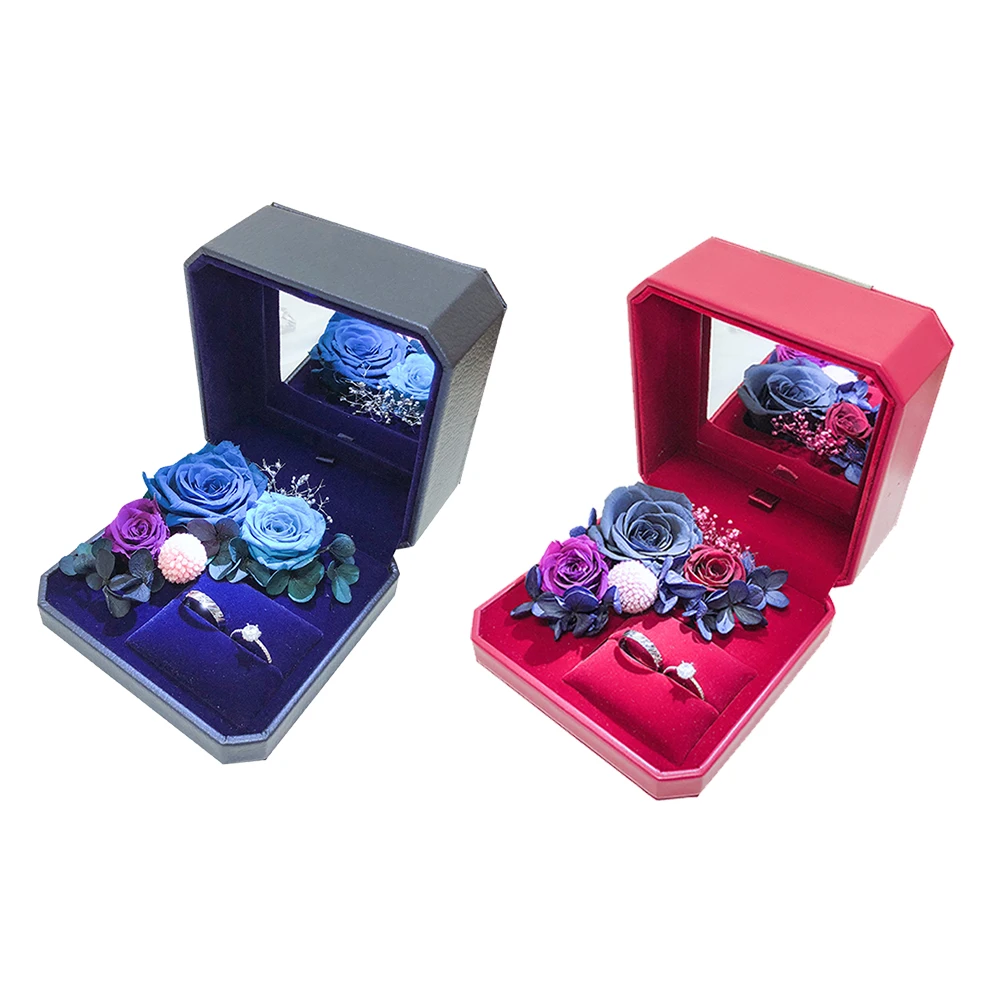 custom logo necklace jewelry gift box with different compartment