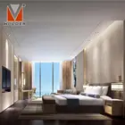 Chinese style apartment hotel king size bedroom furniture set