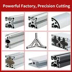 6063 T5 Alloy 4040 CNC custom t slot extrusion aluminium profile for frame