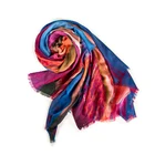 Top Quality Cashmere Scarf Lady Plain Stitching Long Cashmere Scarf Shawl