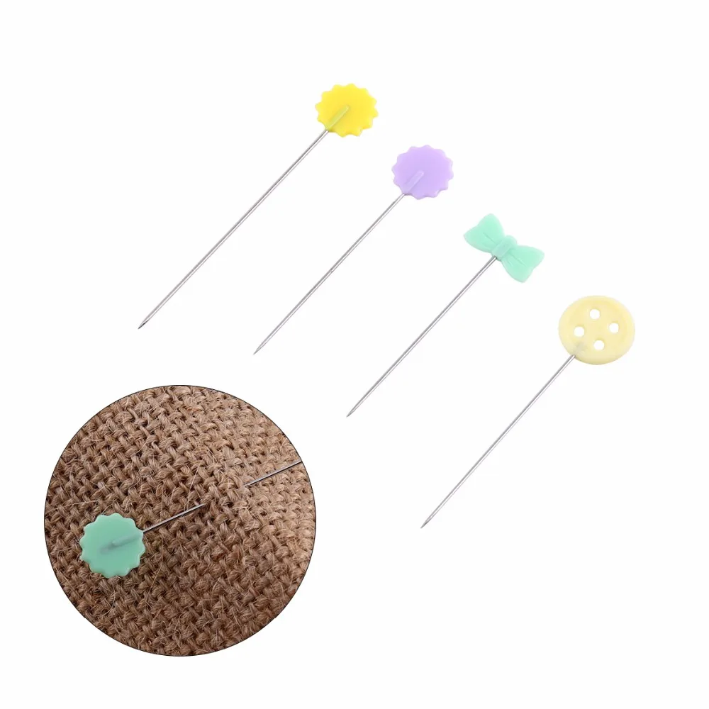 100Pcs/lot Sewing Accessories Patchwork Pins Sewing Pin With Box DIY Sewing Patchwork Pins Quilting tool