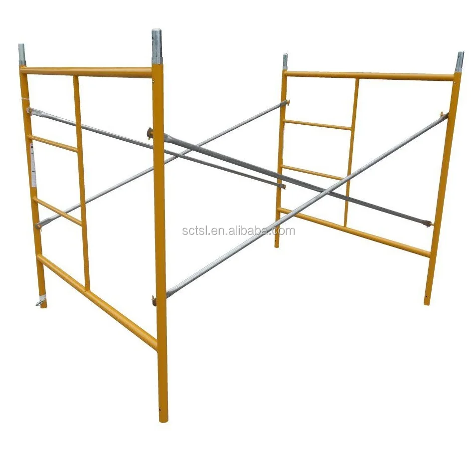 Walk Through Scaffold Frame Weld Arch Steel Painting A Frame Q