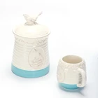 Arabic Best Selling Modern Style Cheap Arabic Coffee Cup Ceramic Gaiwan Tea Pot Set