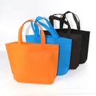 Customs Recycled Shopping Die Cut Non Woven Bag, Recyclable PP Non Woven Shopping Bags