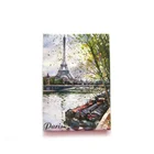 Eiffel tower tin metal souvenir fridge magnets