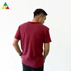 Mens Shirt T-shirt Men Custom Mens Summer Hemp T Shirt