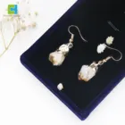 Luxury Jewelry Women Fashion Drop Gemstone Earring