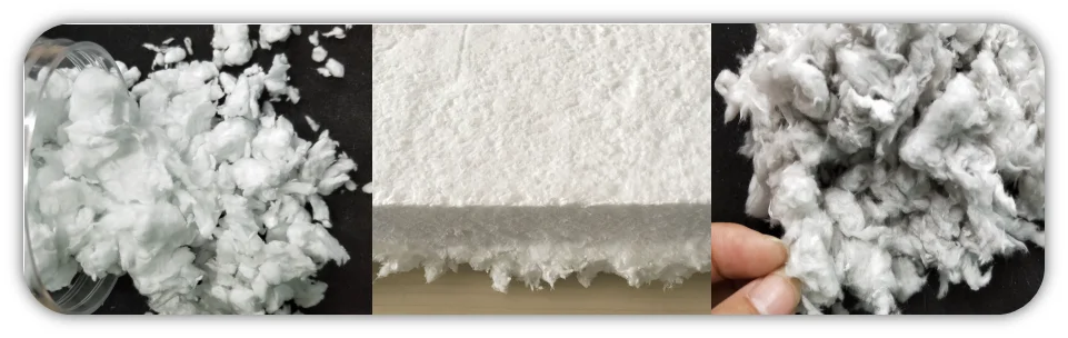 Spraying mineral wool ACERMI blowing glasswool