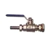 Stainless Steel Ball Valve Assembly 1/2"NPT 600WOG SS316 Brewery equipment Barb and Bulkhead Homebrew