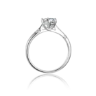 Wholesale 925 sterling silver GH color diamond moissanite jewelry ring