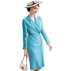 2020 Latest Office Korean Style Lady Simple Fashion Casual Office Work Dress For Woman