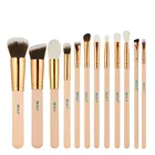 Beili Hot sale 12pcs Gold makeup brushes Amazon