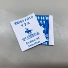Woven Labels Polyester Label Wholesale Cheap Custom Cotton / Polyester Woven Clothing Labels