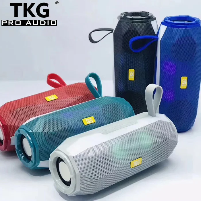 TKG FM radio TF card USB TG-147 alarm clock bluetooth speaker extra bass with fm radio - ANKUX.COM