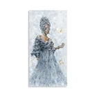 Art Manufacturer African Woman Wall Art African Lady Oil Painting On Canvas