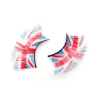 Private Label Fancy Long False Eyelashes Customized Design Airbrush Party Eye Lashes 25mm