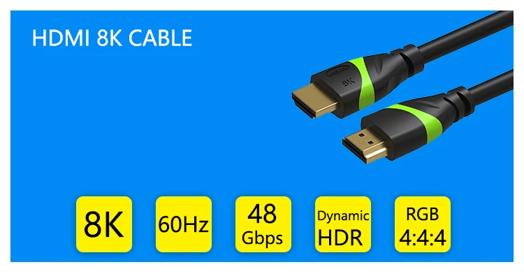TV cable 2019 hot sales item male to male new mold hdmi cable support 8k without magnifier - ANKUX.COM