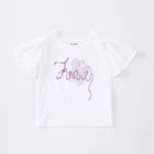 Kids Fashion Girl Breathable Kids Short Sleeve Fashion Casual Clothing Baby Girl Cotton T Shirt Cotton With OEM Customized