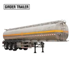 CIMC quality tri axles 50cbm fuel stainless steel plastic liquid water tanker semi trailer for sale