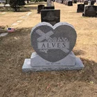 Memorial Tombstone Tombstone Prices Heart-shaped Stele Carving Memorial Headstone American Style Tombstone