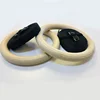 Hot Sales Gym Rings Wooden Gym Rings Gym Rings And 3.8cm wider Strap