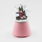 Electronic Gadgets Round BT Stereo Media Audio Music Player Portable Mini Stereo Bass LED Wireless Ball Speaker