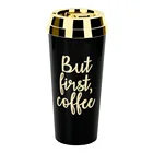 Reusable Gold Creative Double wall Personalized Insulated Wholesale Camping OEM Plastic Printing Custom Travel Coffee Mug