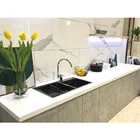 White carrara quartz stone surface polishing price
