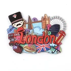 Wooden 3D 1mm soft fridge magnet for London magnet souvenir gift