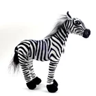 Realistic simulation stuffed plush Zebra cute toys